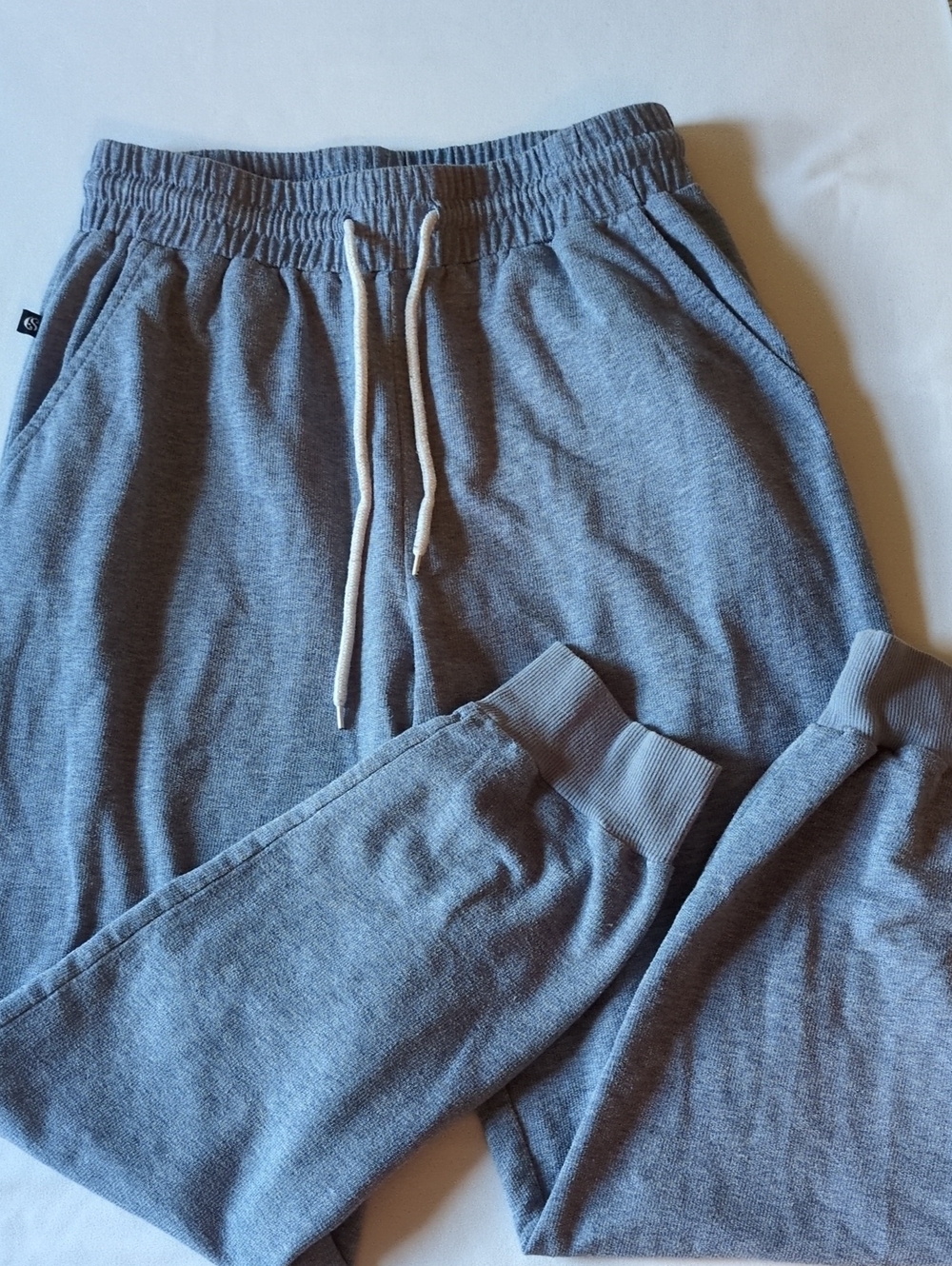Sylphlike Loli Blue Knit Drawstring Jogger Pants Womens Small